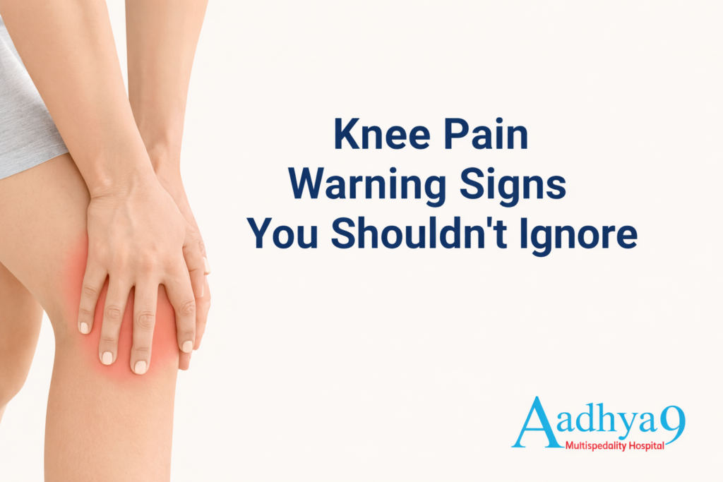 knee pain warning sign