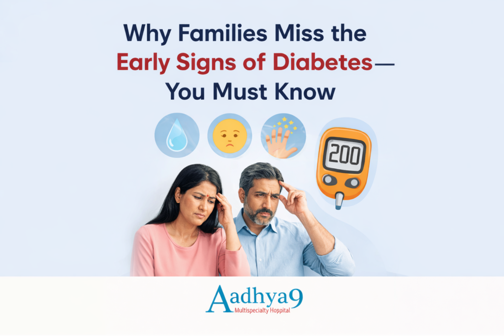 early diabetes sings guide by Aadhya9 Multispecaility hospital
